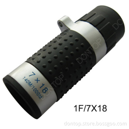 7X18 Monocular Telescope with Distance Scales for Golfing, Sailing, Hiking, Hunting (1F/7X18)